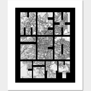 Mexico City Map Typography - Light Posters and Art